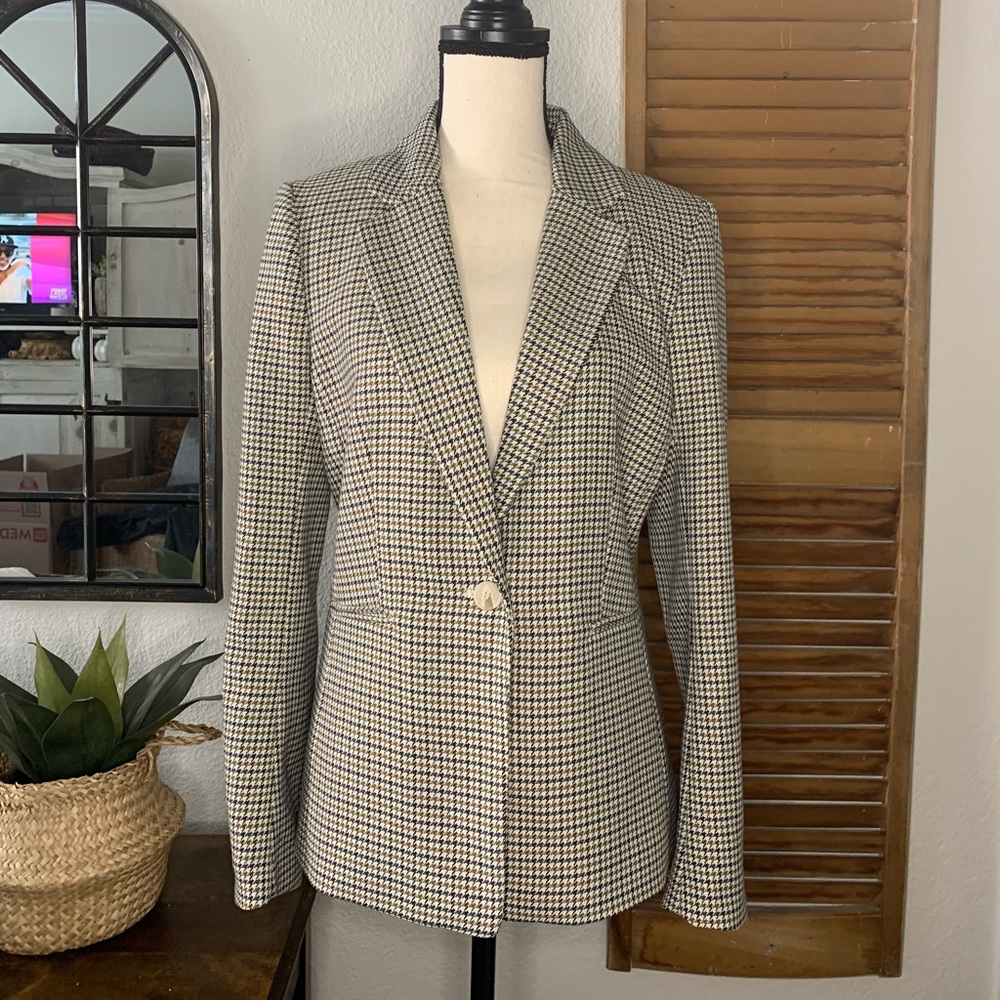 H&M Houndstooth Blazer